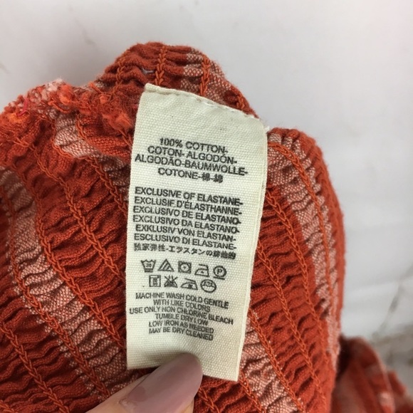 Smocked flutter sleeve tank - Picture 4 of 4